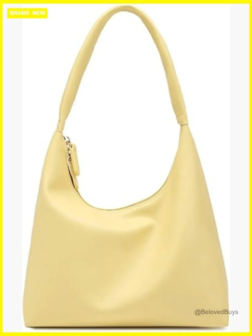 Slouchy PU Leather Hobo Bag Crossbody Shoulder Purse Crescent Tote